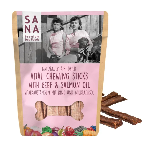 Vital Chewing Sticks ar liellopu gaļu un laša eļļu